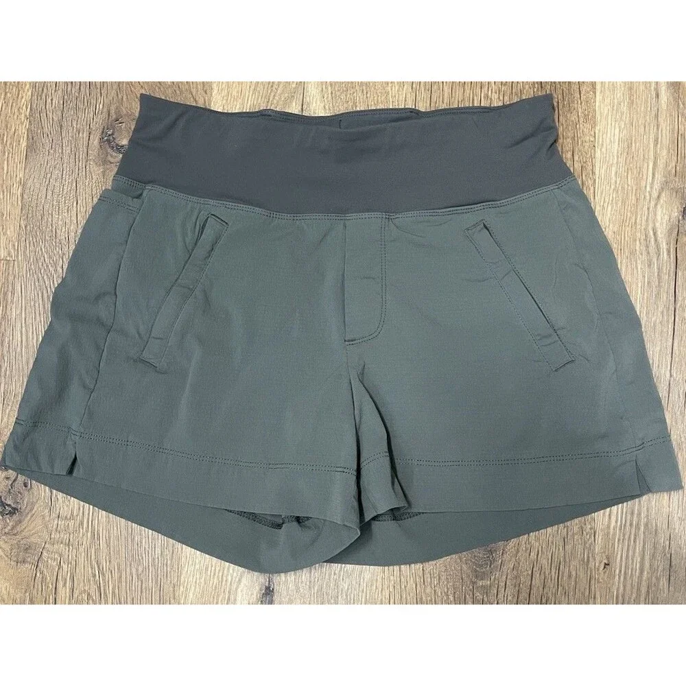 Athleta Trekkie North Shorts Womens 0 Green Hiking Workout
